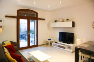 living room at the gee9teen holiday home in Gozo